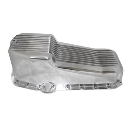 Racing Power Finned Polished Aluminum Oil Pan for 1965-1979 Chevy 3B RPC-R8442